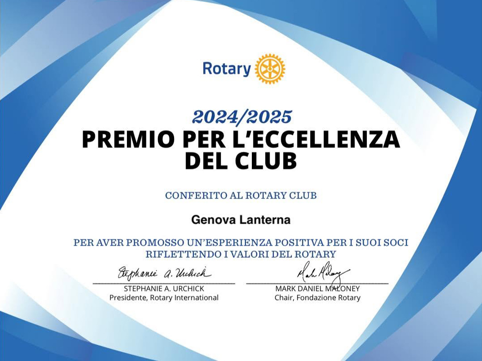 Premio per l’eccellenza del Club
